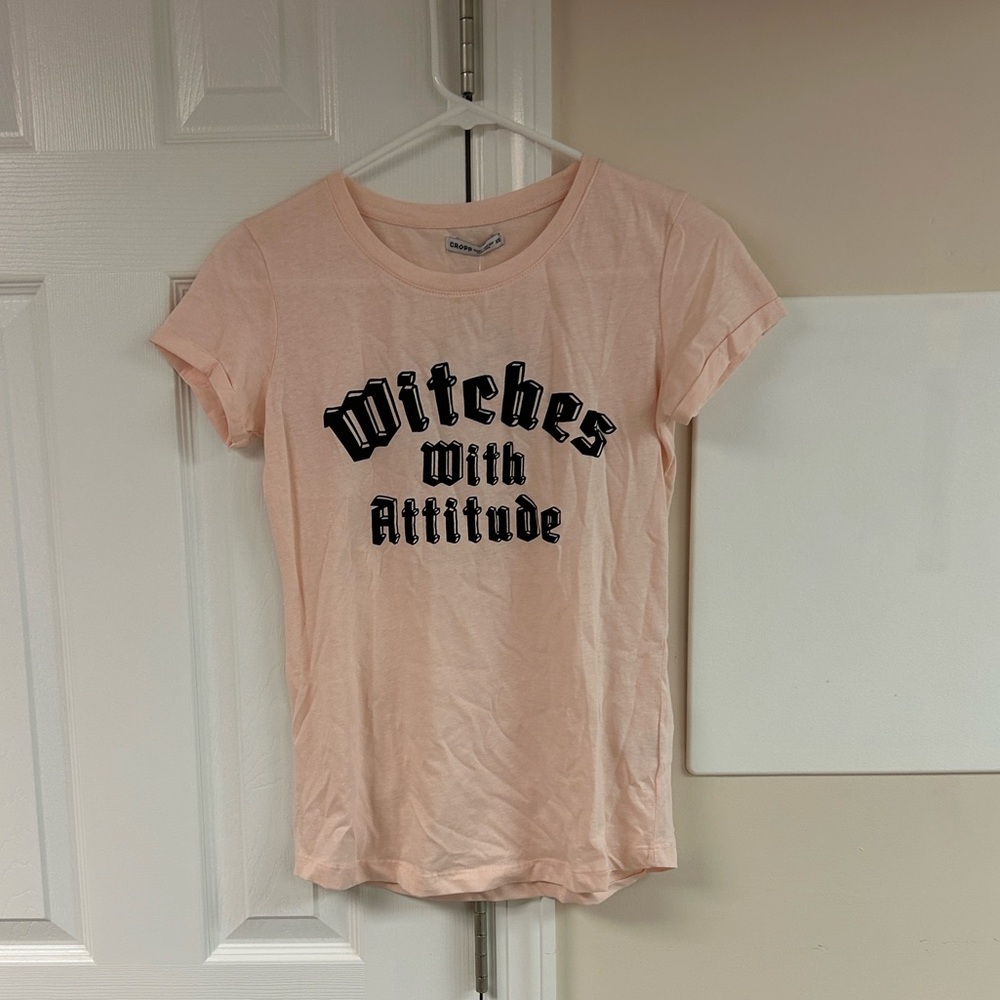 NWT Cropp Witches With Attitude Tee